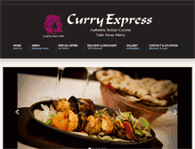 Tablet Screenshot of curryexpressrestaurant.co.uk